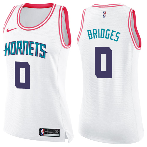 White Nike Charlotte Hornets #0 Nets Jersey - Durable Fabric