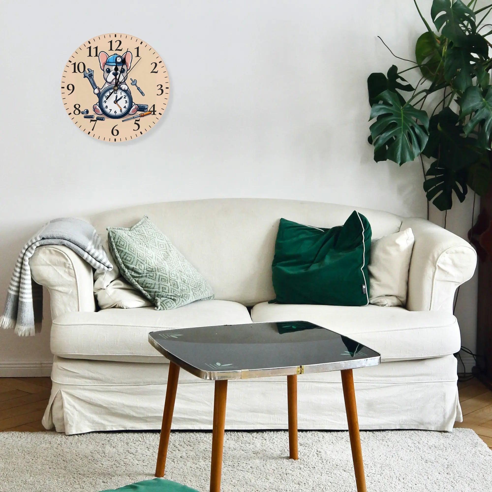 Lifestyle-Driven Lexi - Frameless Wall Clock for Casual Outings Durable