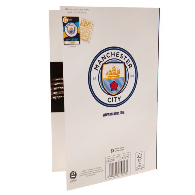 Genuine 2025-2026 Manchester City EPL Home Uniform