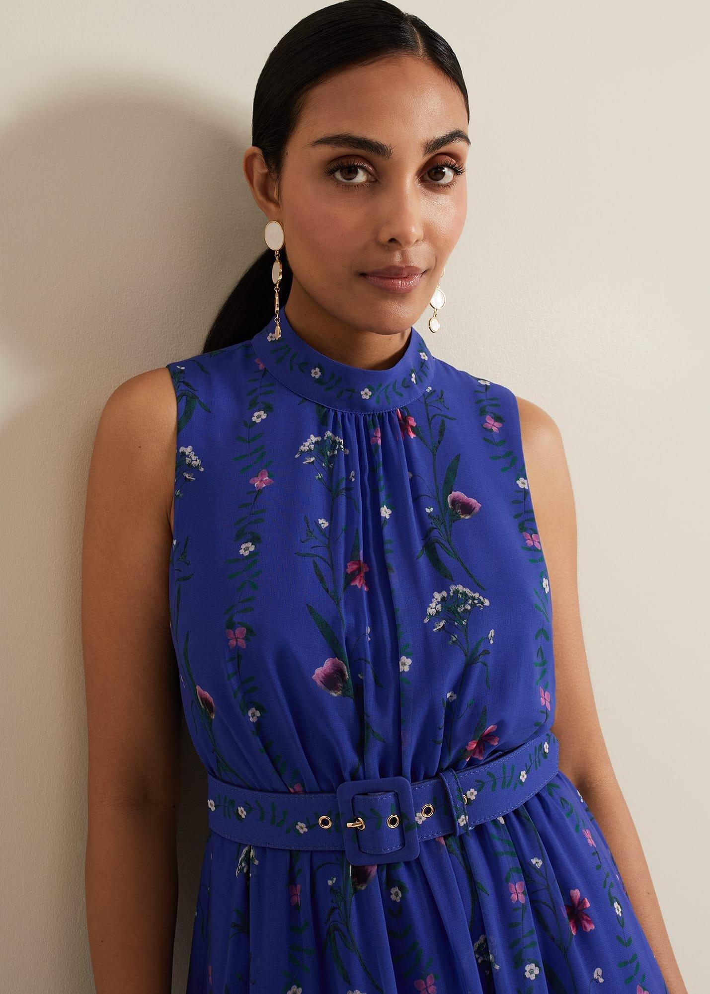 Petite Sofia Print Maxi Dress