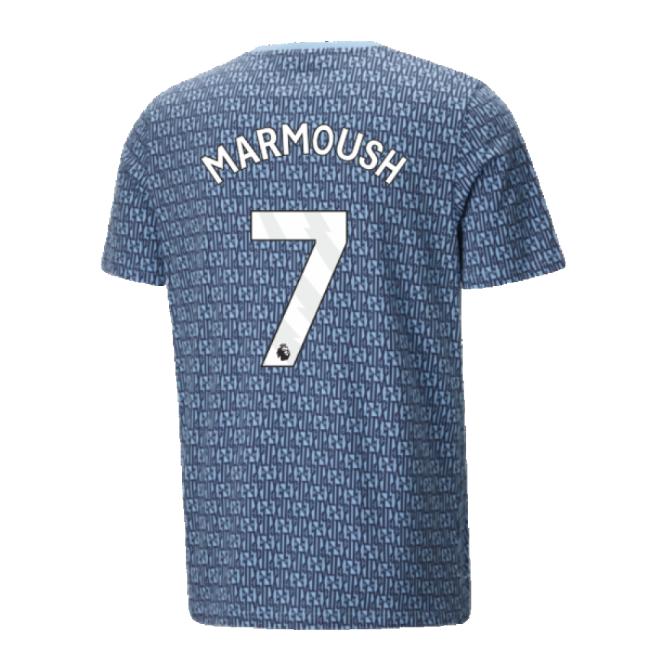 2024-20 Man City Puma Home Football Jersey Marmoush 7 L M S Kids