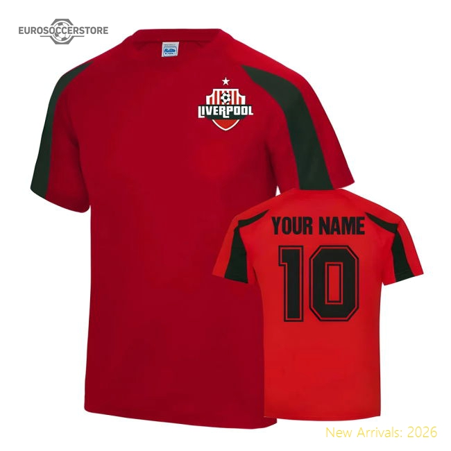 Liverpool Fc Your Name Sports Training Jersey (Red) Scarlet