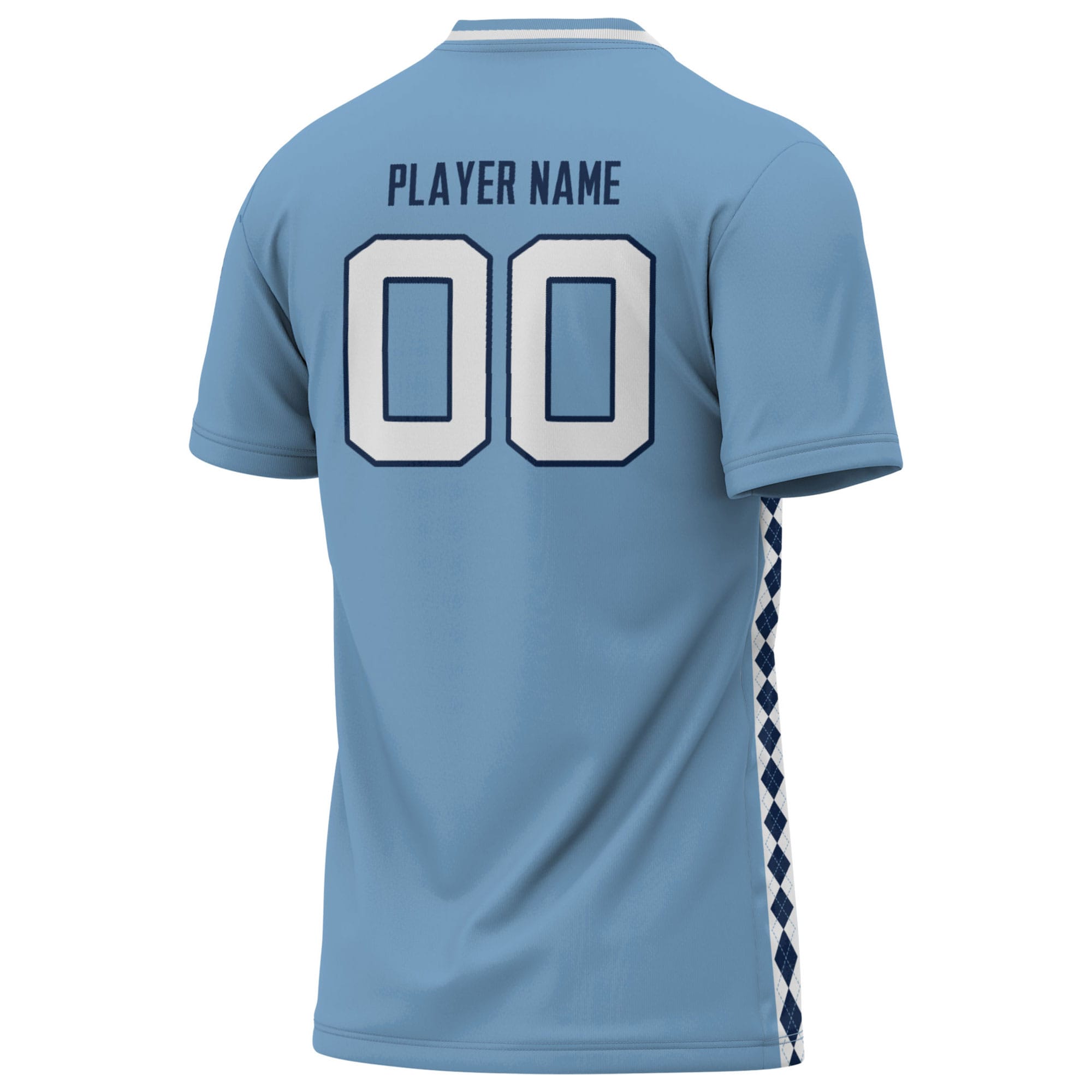 [NJP] North Carolina Tar Heels GameDay Greats Unisex NIL Pick-A-Player Lightweight Women's Soccer Jersey - Carolina Blue