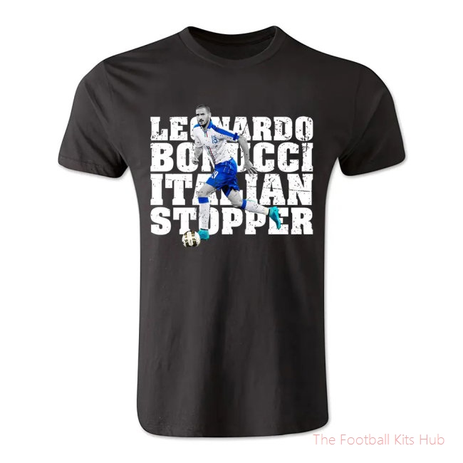 Leonardo Bonucci Italian Stopper T-Shirt (Black) - Kids