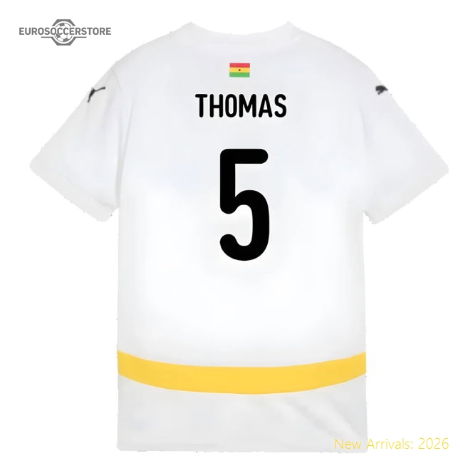 Ghana Children 2024 Home Jersey Shirt Football Fan Match Day Game Day Apparel