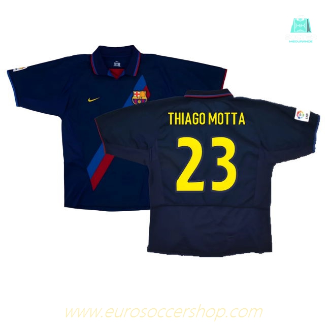 Barcelona 2003-04 Third Shirt ((Very Good) XXL) (Thiago Motta 23)