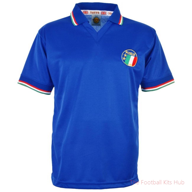 Italy 1990 World Cup Home Retro Football Shirt
