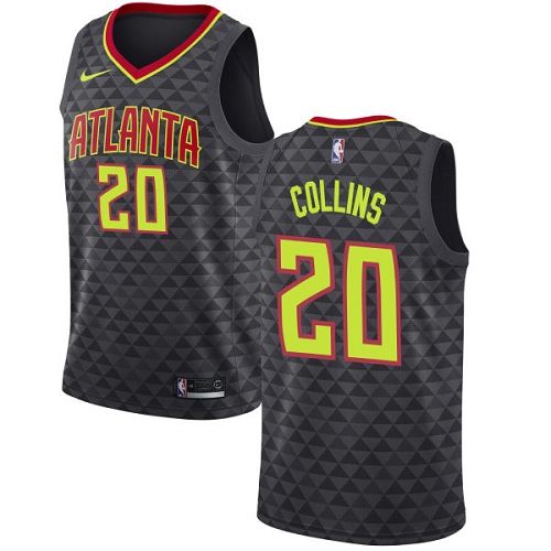 Nike Clippers Black Atlanta Hawks #20 Jersey - Budget-Friendly