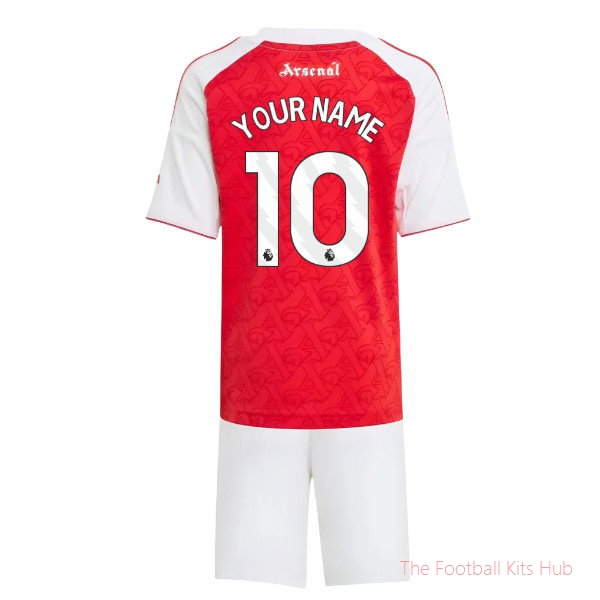 Elite Supporters Arsenal 2025-2026 Home Mini Kit (Your Name)