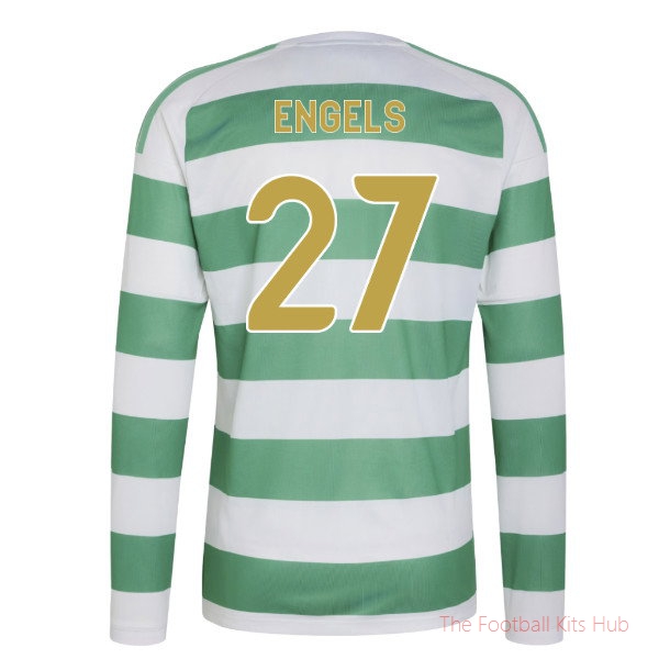 Engels #27 2026-2027 Celtic Long Sleeve Home Shirt Club Jersey