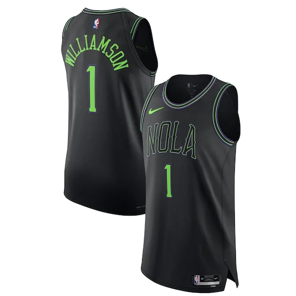 Nike Zion NOP Authentic Jersey - official NBA - Black athletic