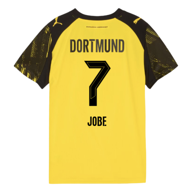Outstanding 2025-2026 Borussia Dortmund Home Shirt (kids) (jobe 7)