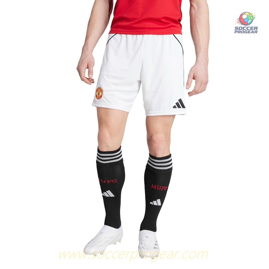 Manchester United Home Shorts 2025-26 Edition