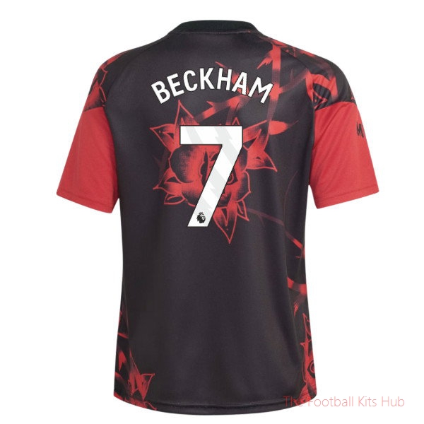 Man Utd 2026-2027 Home Pre-Match Shirt (Kids) (Beckham 7)