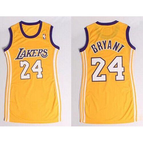Gold LAL Angeles Lakers #24 Professional Jersey Basketball Jersey