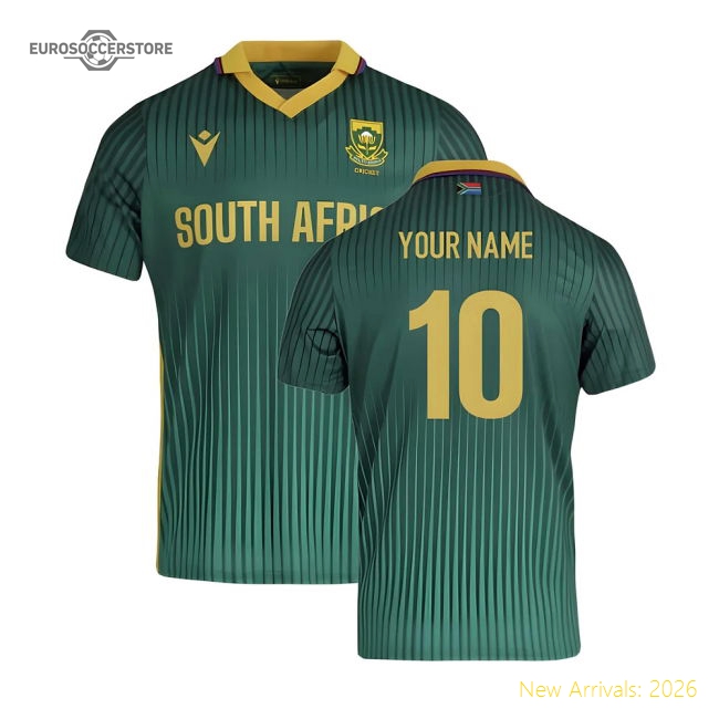 Top-grade 2025-2026 Csa Proteas Match Day Odi Cricket Shirt (your N