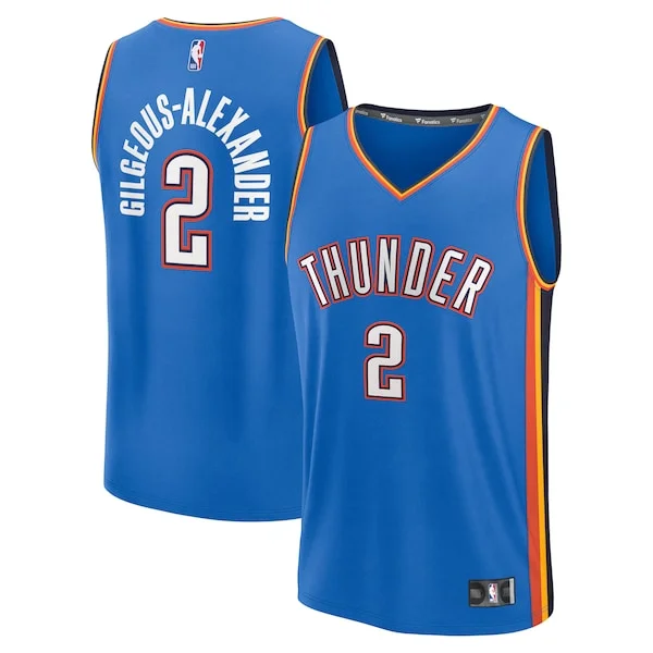 Shai Gilgeous-Alexander OKC Replica Jersey - official modern - Blue