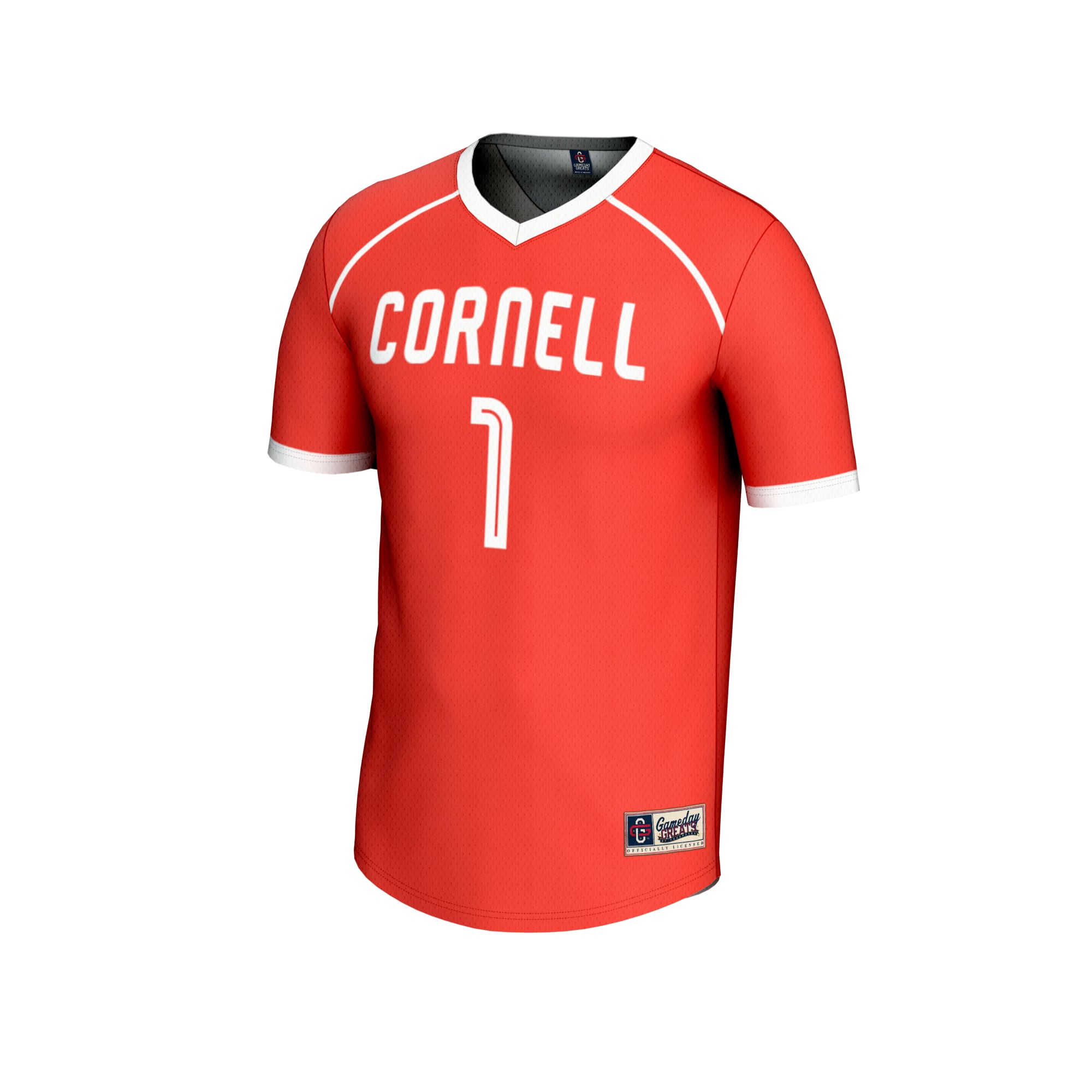 #1 Cornell Big Red GameDay Greats Unisex Lightweight Women's Lacrosse Fashion Jersey - Red