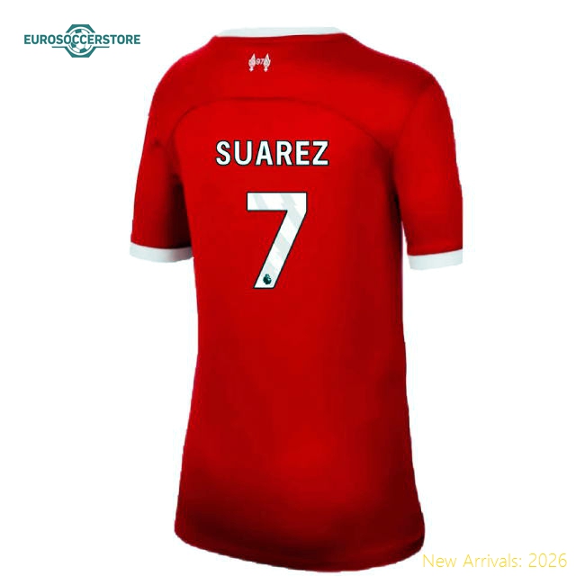 Premium Liverpool Kids Suarez Jersey 2023-2024 Quick-dry
