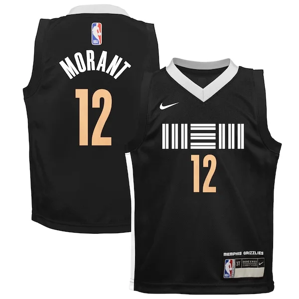 Professional Ja Morant MEM NBA Jersey - Black - Licensed Product