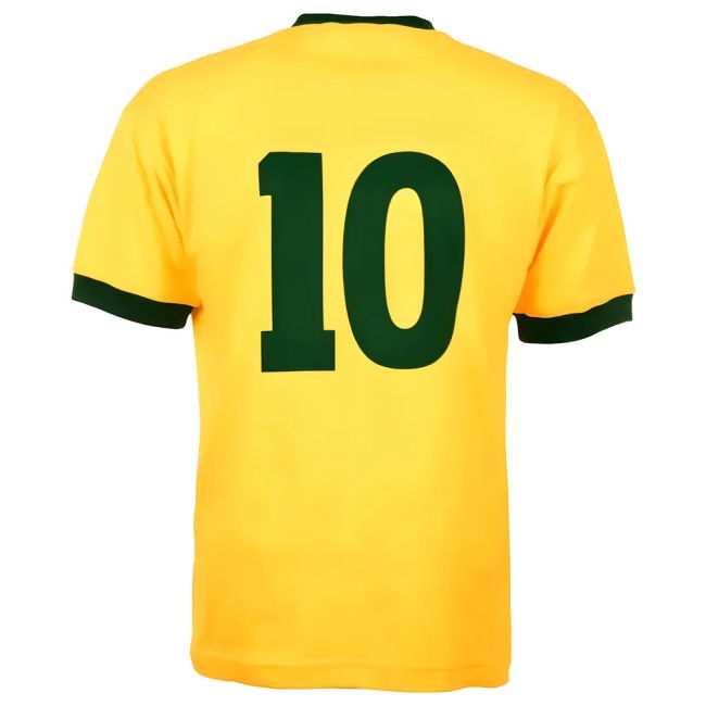 Authentic Replica Brazil Home Supporter Kit for Adults (Brazil 1970)