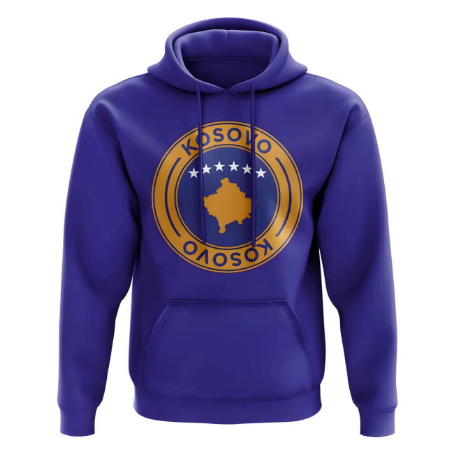 Kosovo Football Badge Hoodie (Royal) Holland Netherlands