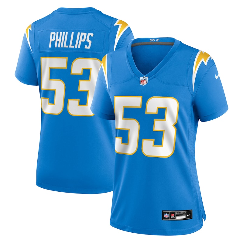 None DelShawn Phillips LA Chargers Affordable Replica Jersey