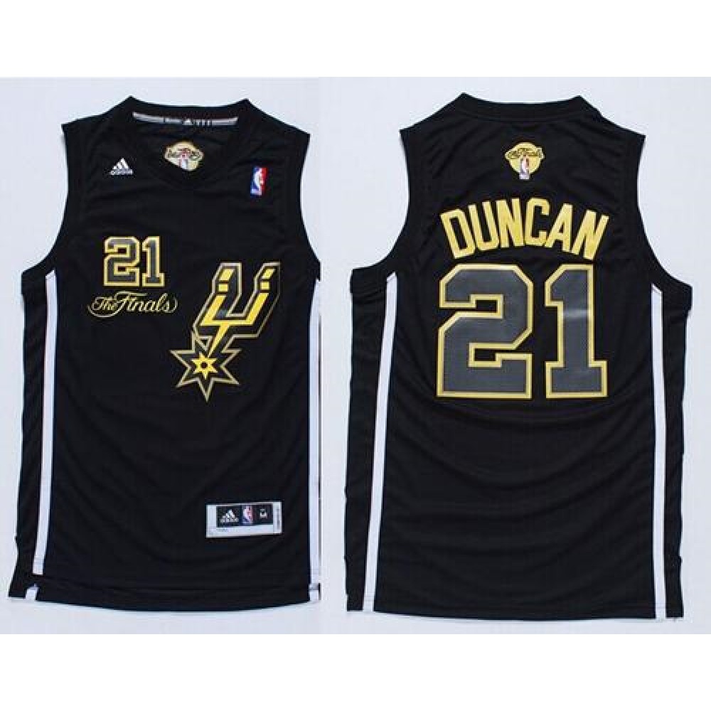 Performance Elite Men's Spurs #21 Tim Black Basketball Jersey