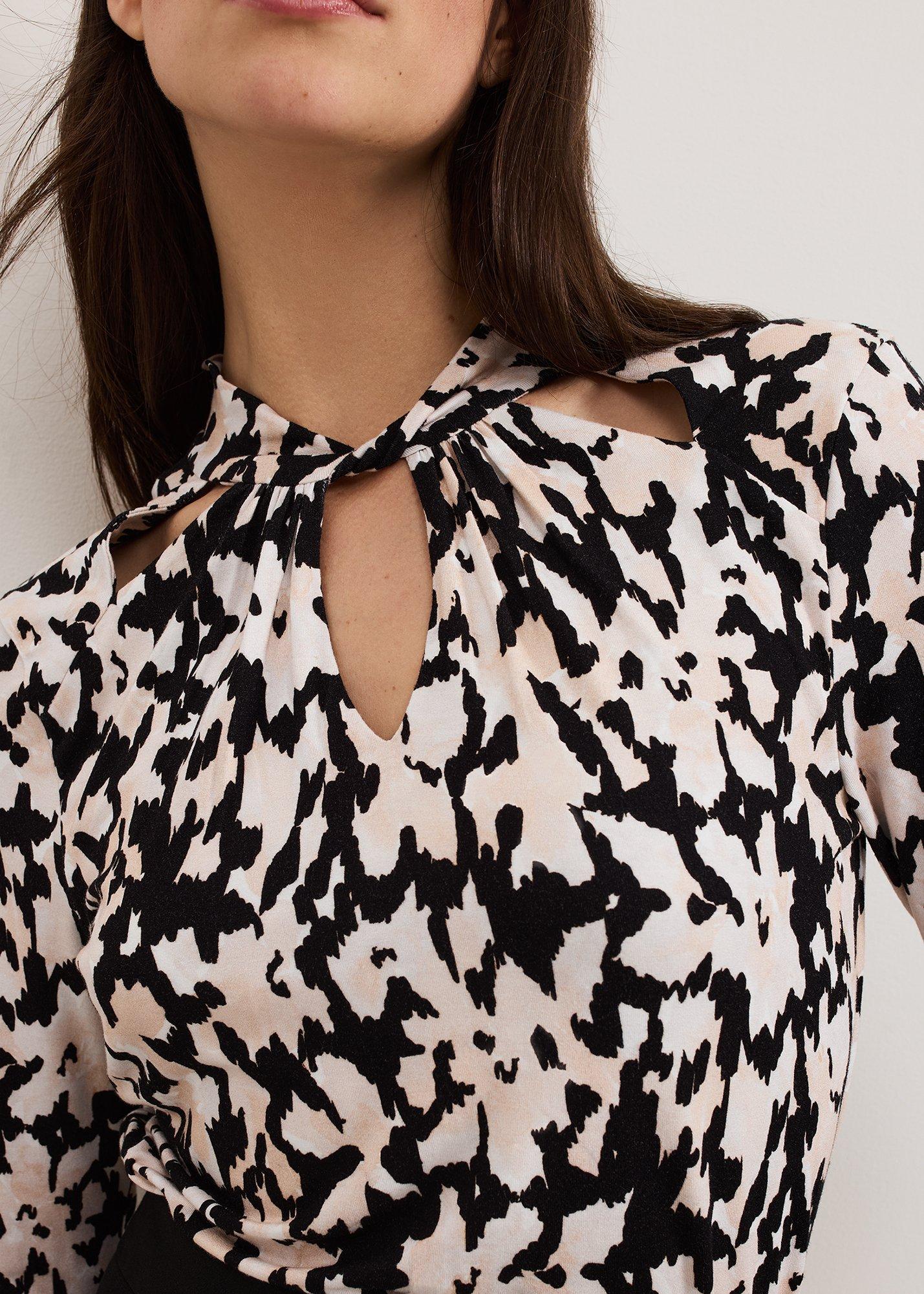 Mollie Abstract Printed Top