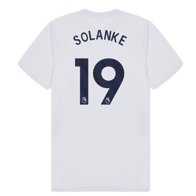 2025-2026 Spurs Shirt (White) (Solanke 19) (White) | Performance
