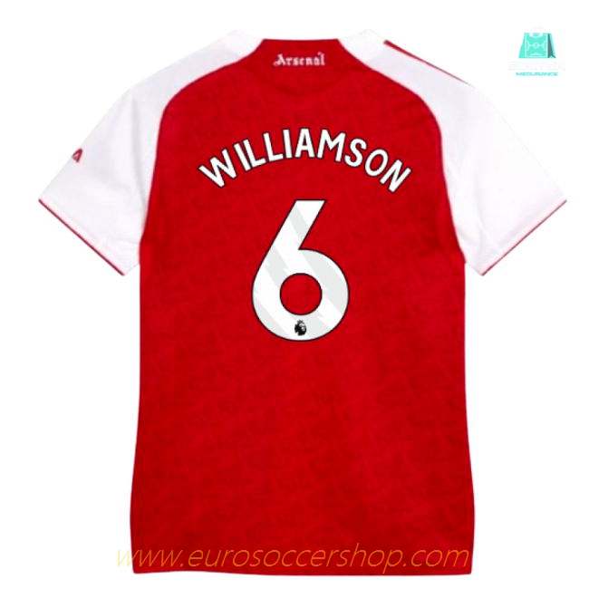 2025-2026 Arsenal Authentic Home Shirt (Womens) (Williamson 6)