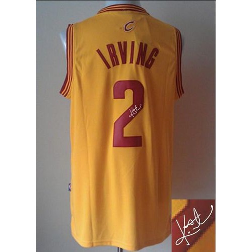 Yellow Kyrie Irving #2 Jersey - Economical Quality Basketball Jersey