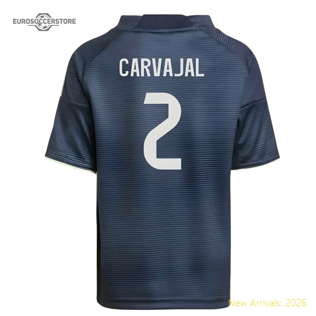 Genuine 2025-2026 Real Madrid Away Mini Kit (Carvajal 2)