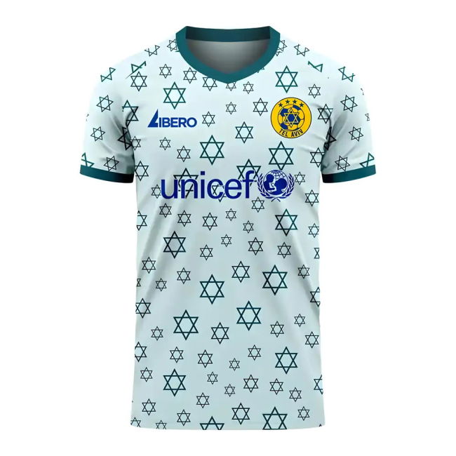 Premium Maccabi Tel Aviv 2025-2026 Away Concept Football Kit (Libero)