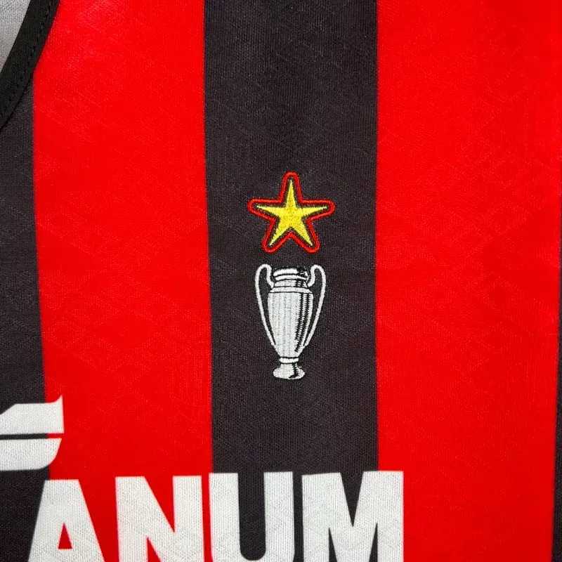 Cheap 1989-1990 AC Milan Jersey retro kit