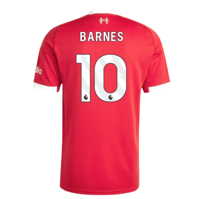 Best Value 2025-2026 Liverpool Home Durable EPL Shirt Barnes 10 A#392