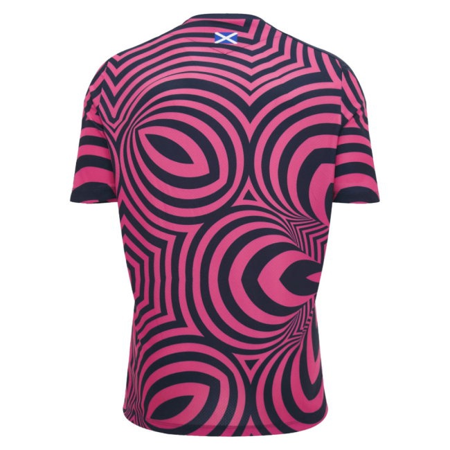 [LK] 2026 2027 Scotland Rugby Warm Up Shirt Pink) Uniform (Neon