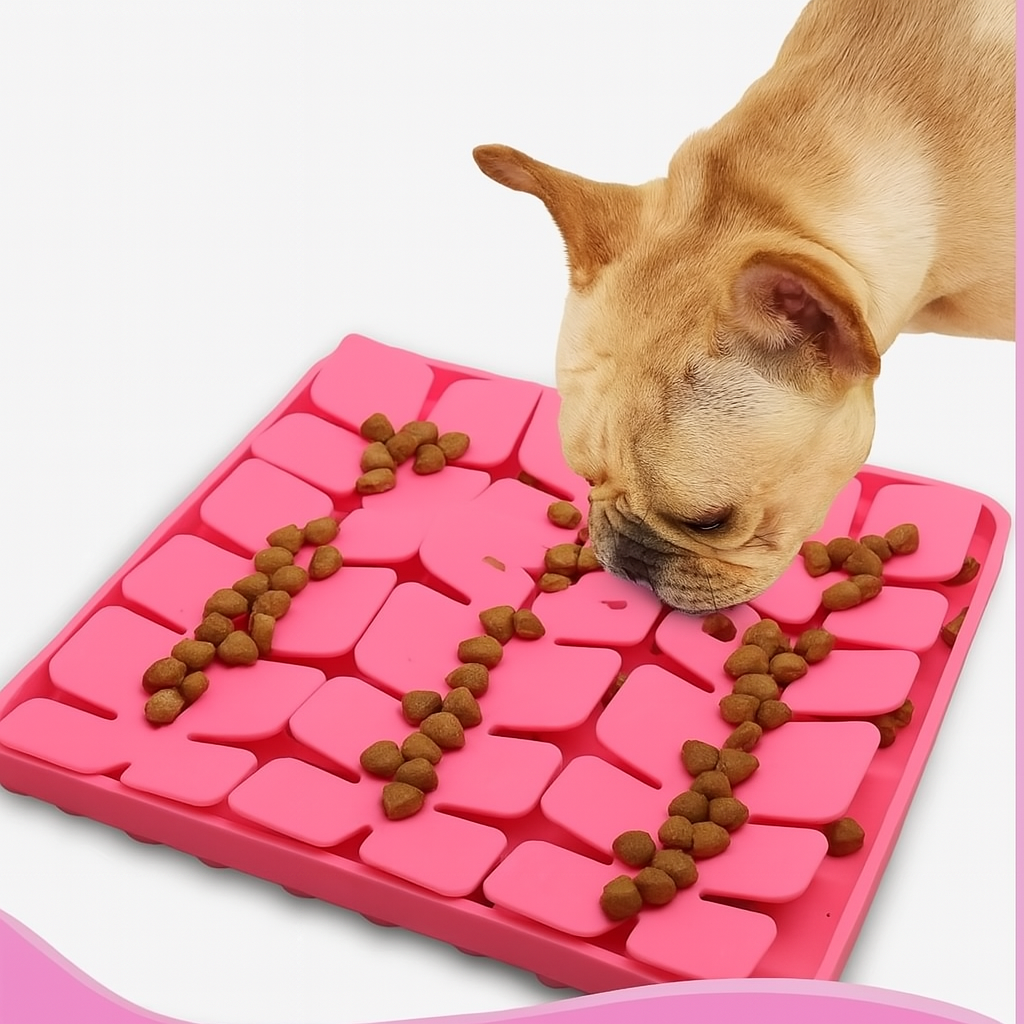 Slow Feeder Mat – Silicone Anti-choke Dog Food Puzzle Summer Wear