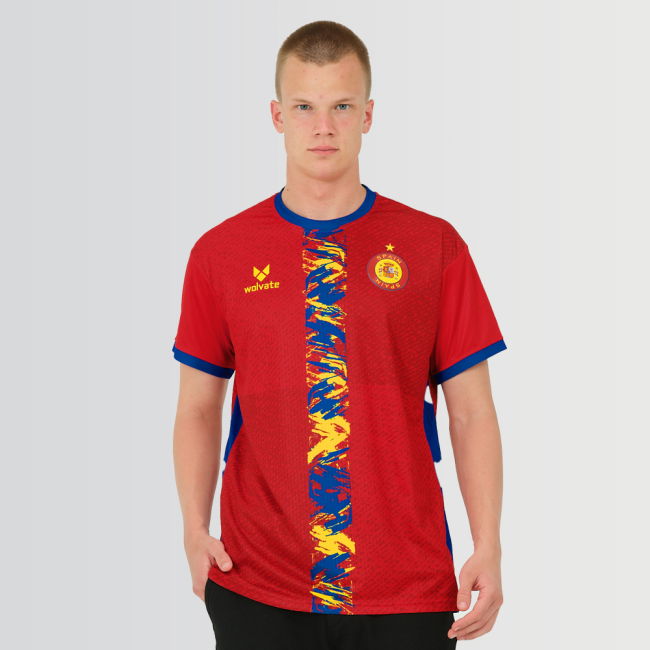 Jersey Spain Legacy Football Jersey Red (Wolvate) Adult Short Sleeve