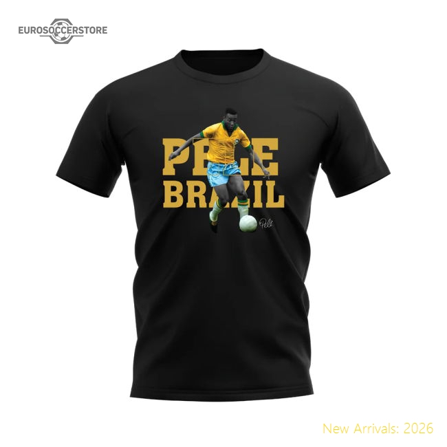 Pele Brazil Player Tee (Black)