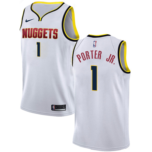 Limited Stock Denver Nuggets Michael #1 NBA Pro Jersey Game-Day