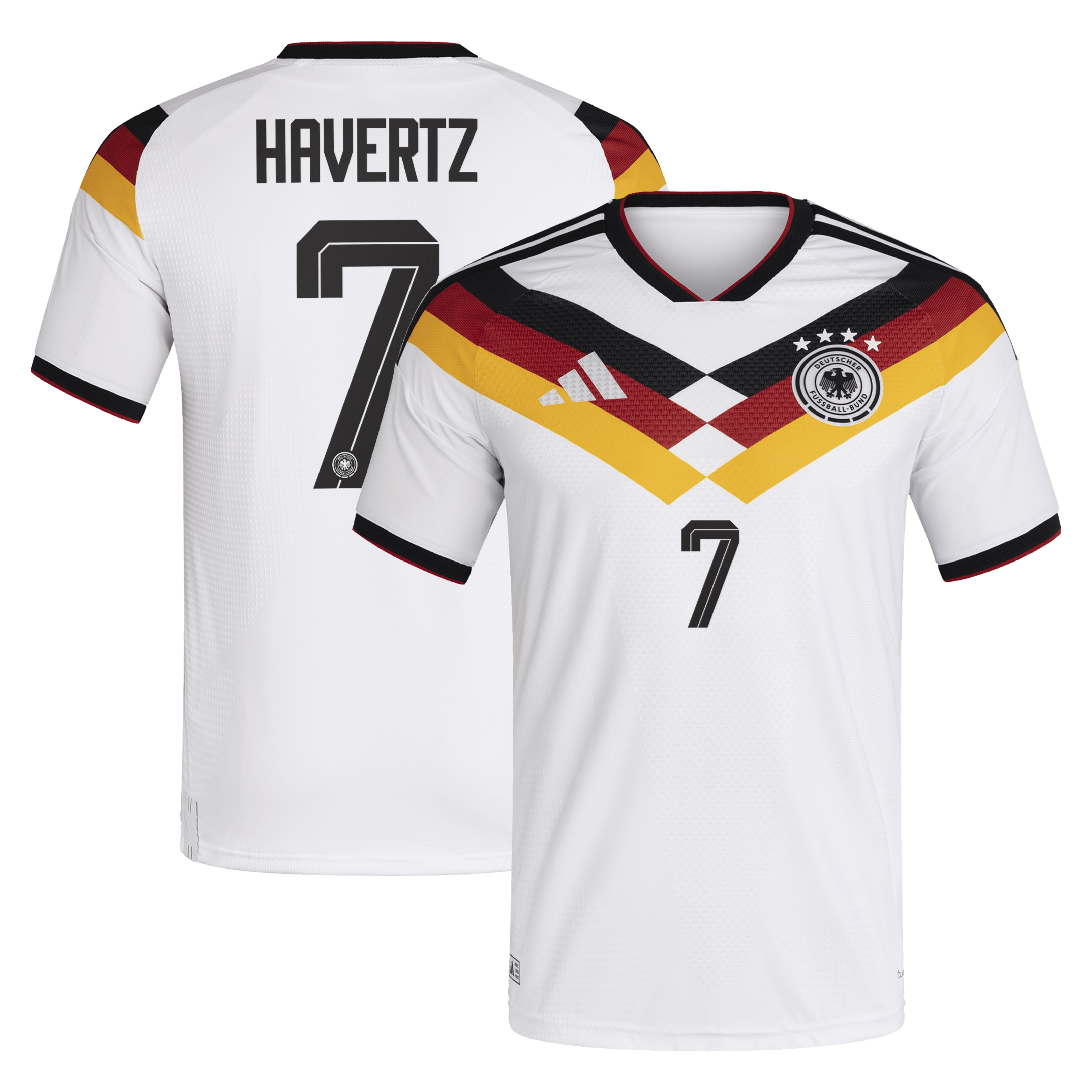 [SJH] Women's Kai Havertz Germany National Team 2026 Home Authentic Jersey - White