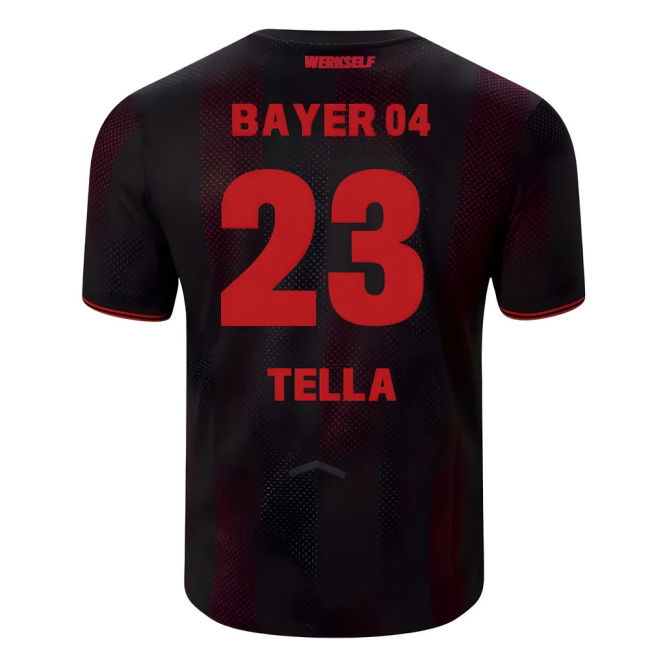2025-2026 Bayer Leverkusen Home Kit (Tella 23) | Lightweight