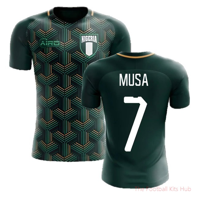 2025-2026 Nigeria Third Concept Football Shirt (Musa 7) - Kids