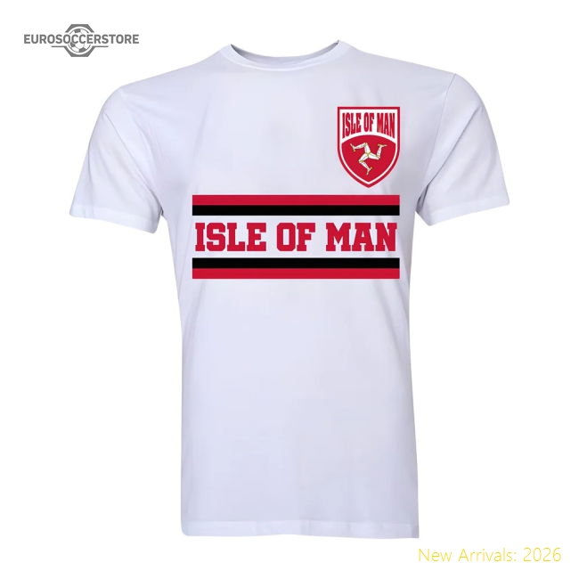 Isle Of Man Core Football Country T-Shirt (White)