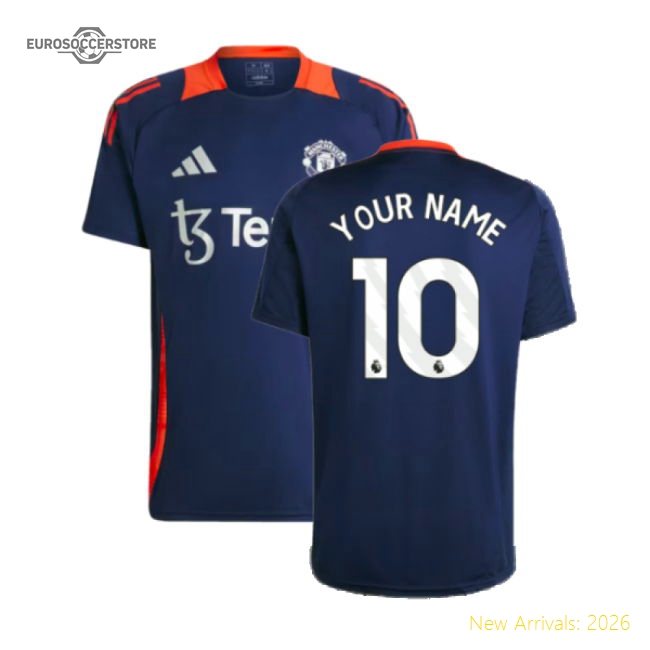 2024-2025 Man Utd Practice Jersey (night Indigo) (your Name)