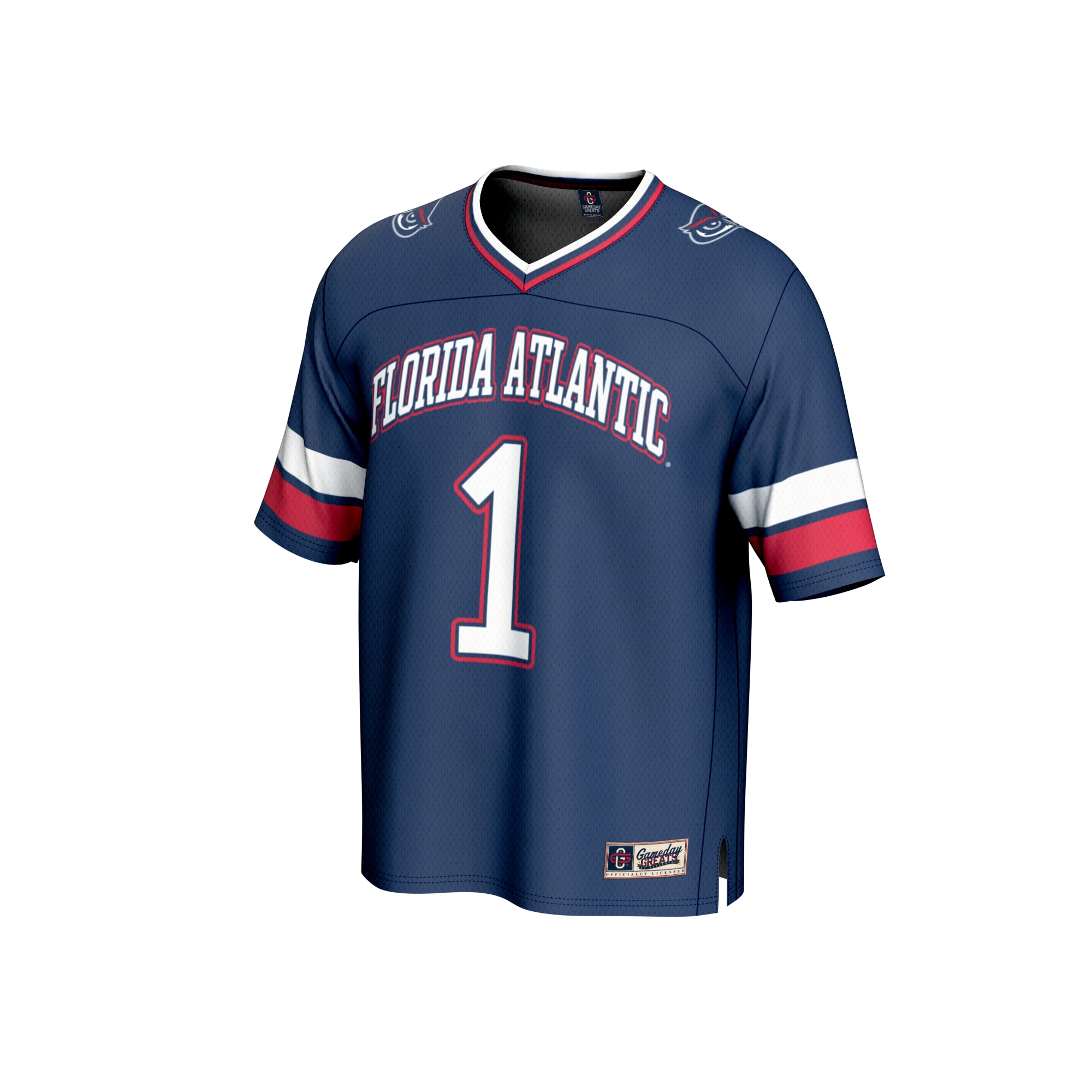 #1 Florida Atlantic Owls GameDay Greats Unisex Lightweight 2026 Season Football Jersey - Navy