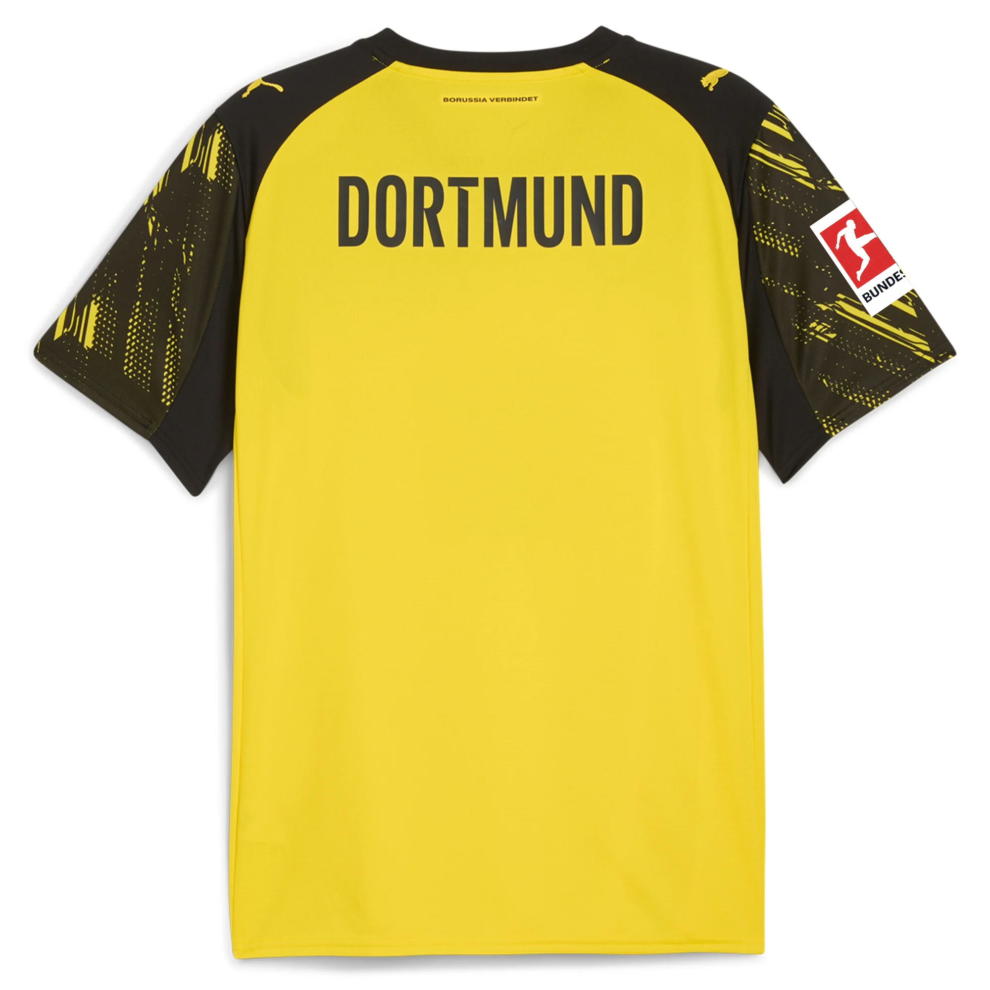 Borussia Dortmund Patch 2025-2026 Bun Home Jersey – Authentic Shirt