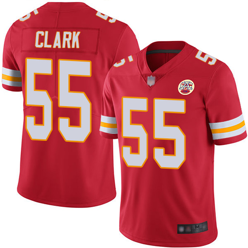 Official NFL s Kansas City Chiefs #55 Frank Clark Red Limited Jersey