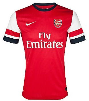 Arsenal Modern Home Jersey 2012-13